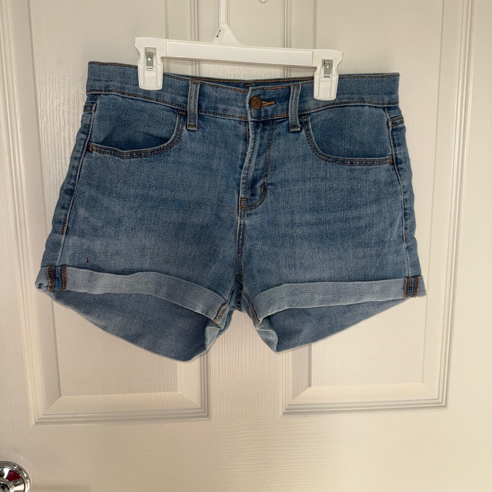 Old Navy Blue Jean Shorts with Cuffed Hem